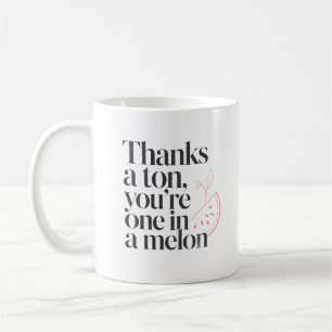 Mug Citation drôle de pastèque pour un collègue absent