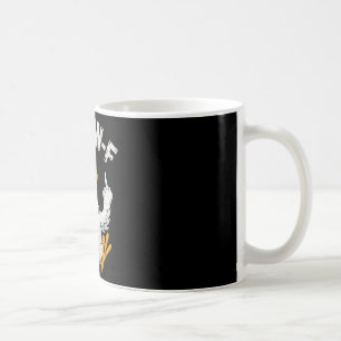 Mug Citation drôle de poulet F-caw-f humour de coq 