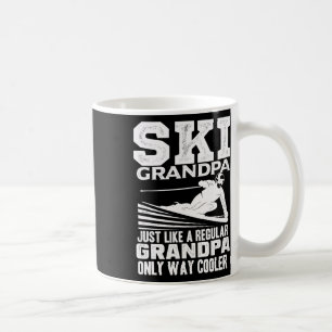 Mug Citation drôle de ski grand-père grand-père cool