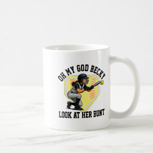 Mug Citation drôle de softball Oh mon dieu Becky Regar