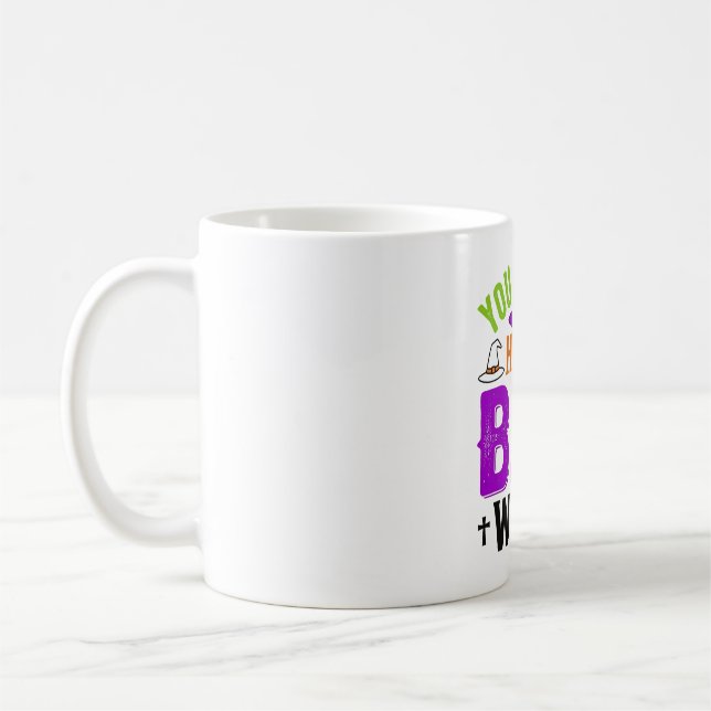 Mug Citation drôle de sorcière méchante Halloween Desi (Gauche)