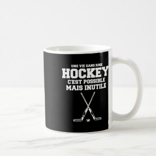Mug Citation drôle de sport de hockey sur glace pour h
