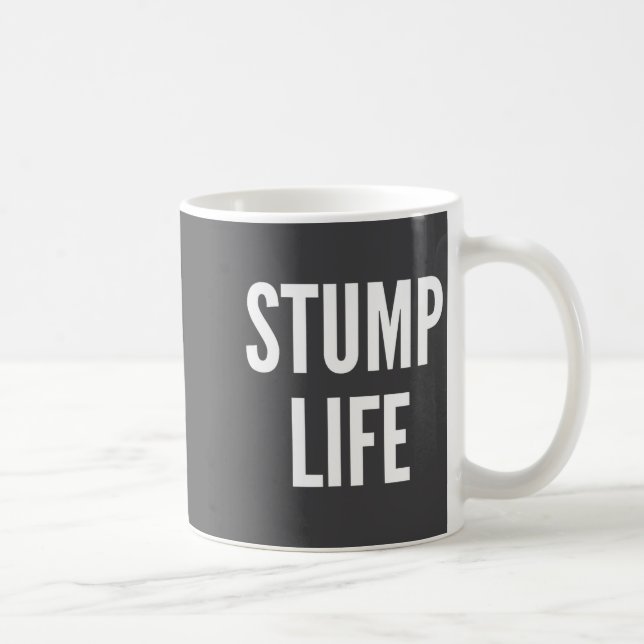 Mug Citation drôle de vie de moignon pour amputé de ja (Droite)