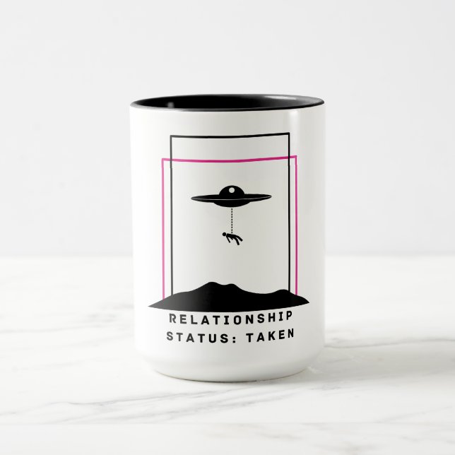 Mug Citation drôle d'enlèvement d'extraterrestre Statu (Centre)