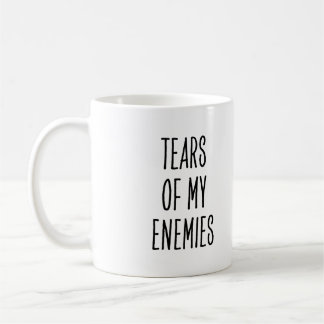 Mug Citation drôle des larmes de mes ennemis