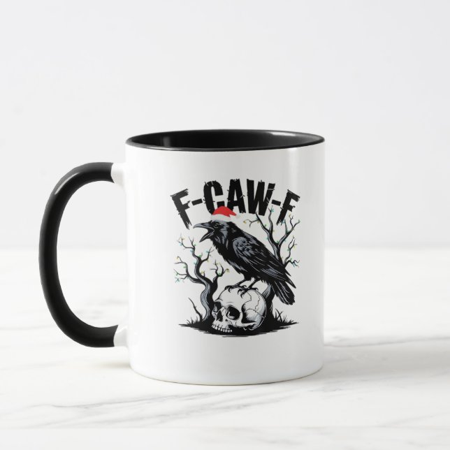 Mug Citation drôle essentielle F-Caw-F (Gauche)