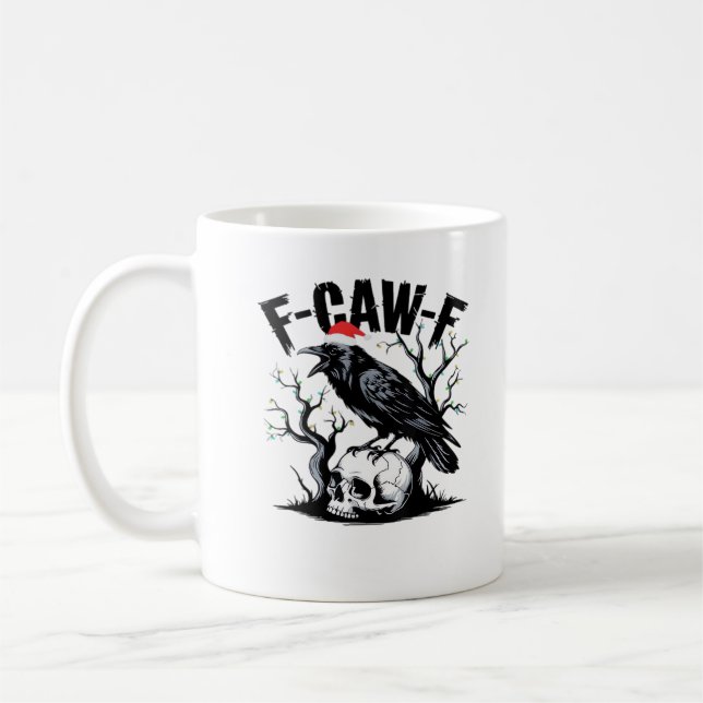 Mug Citation drôle essentielle F-Caw-F (Gauche)