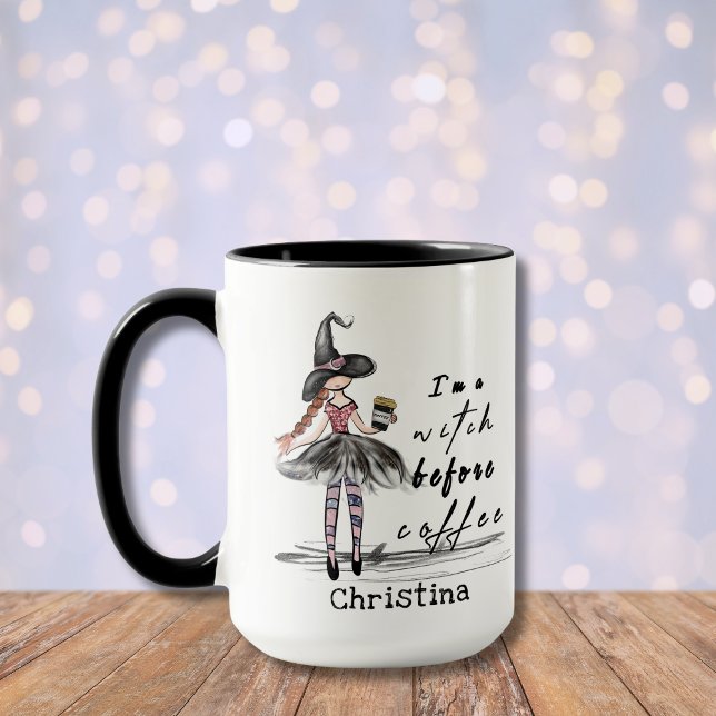 Mug Citation drôle et fantaisiste Je suis une sorcière (Créateur téléchargé)