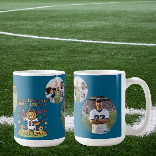 Mug Citation drôle et mignonne Photo de papa footballe