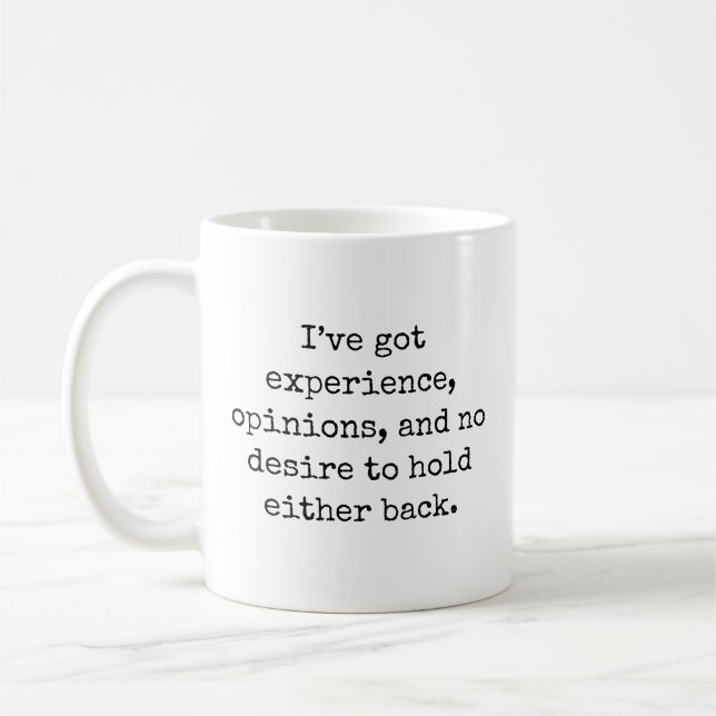 Mug Citation drôle humour sarcastique (Gauche)