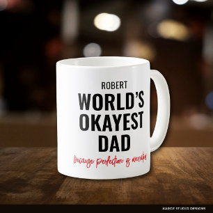 Mug Citation drôle personnalisée pour papa