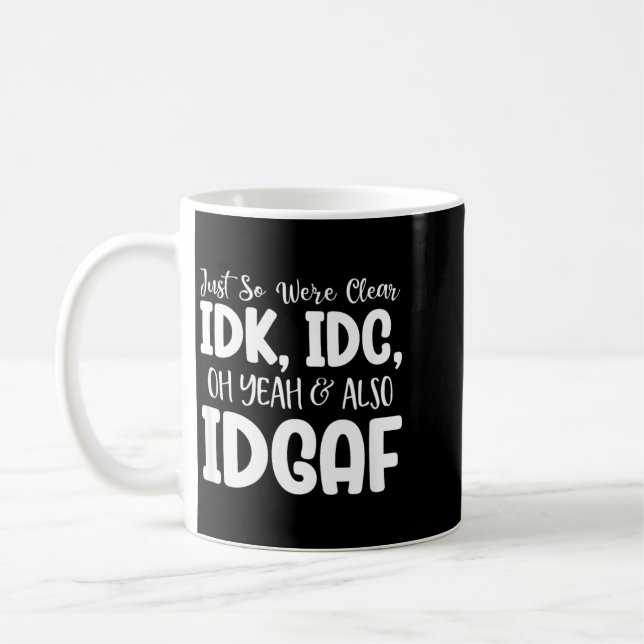 Mug Citation drôle sarcastique Dire la vérité Offensiv (Gauche)