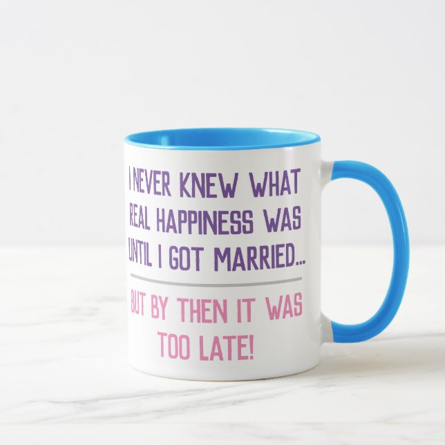 Mug Citation drôle sur la vie de couple (Droite)