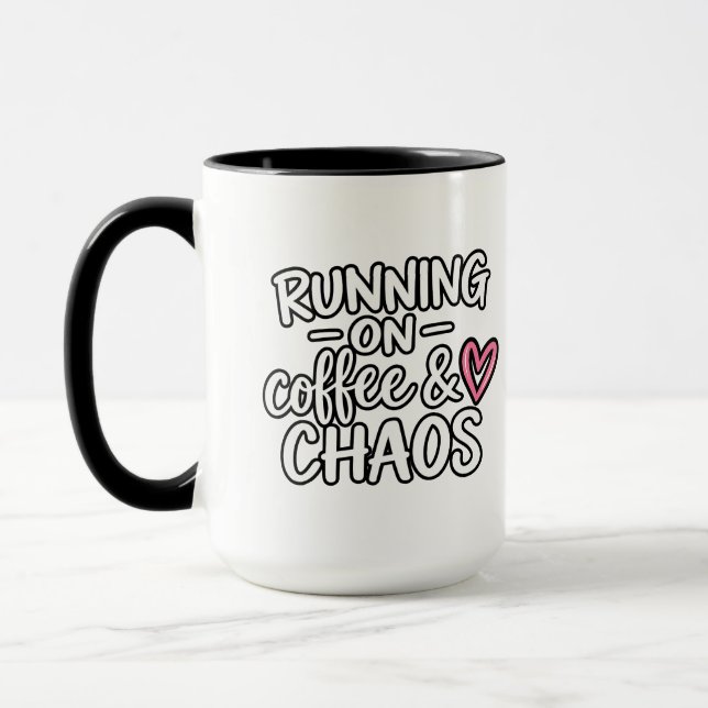 Mug Citation drôle sur la vie de maman (Gauche)