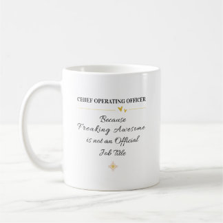 Mug Citation du bureau du directeur de l'exploitation