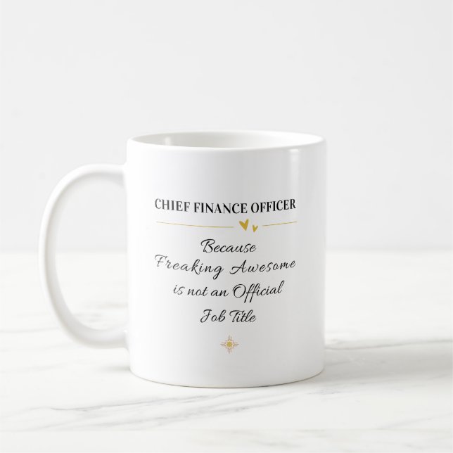 Mug Citation du bureau du directeur financier (Gauche)