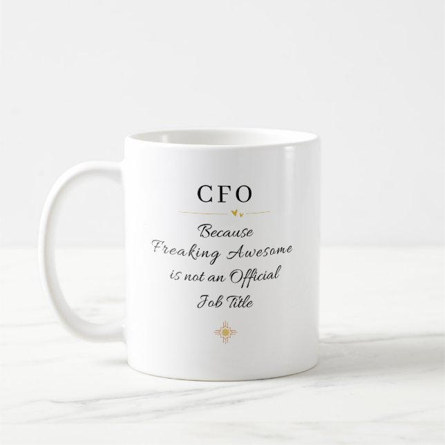 Mug Citation du bureau du directeur financier (Gauche)