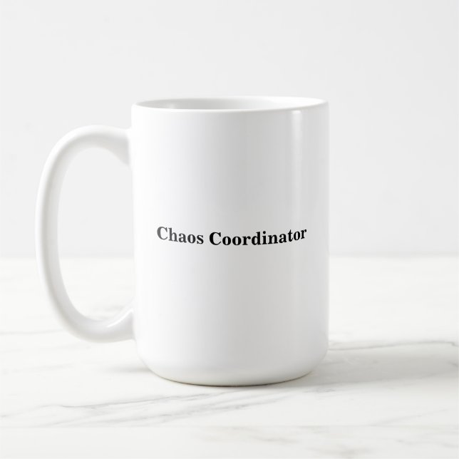 Mug Citation du coordinateur du Chaos pour les enseign (Gauche)