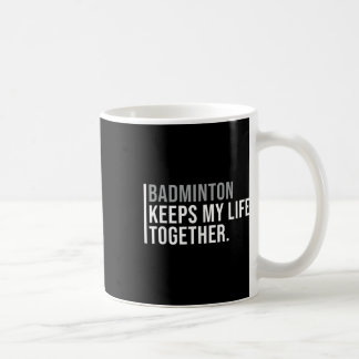 Mug Citation du joueur de badminton de badminton