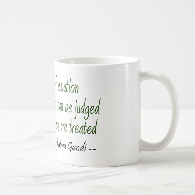 Mug Citation du Mahatma Gandhi (Droite)
