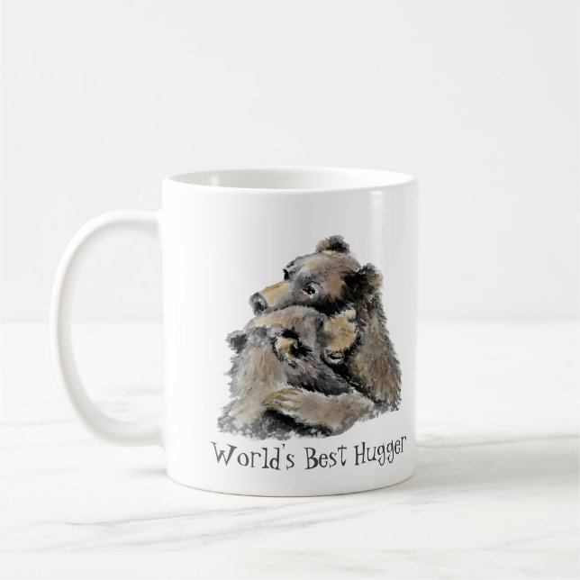 Mug Citation du meilleur gros gros ours du monde (Gauche)