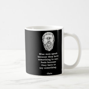 Mug Citation du philosophe Platon - Philosophie Étudia