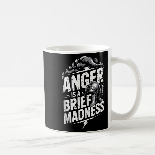 Mug Citation du philosophe stoïque de Seneca Motivatio (Droite)
