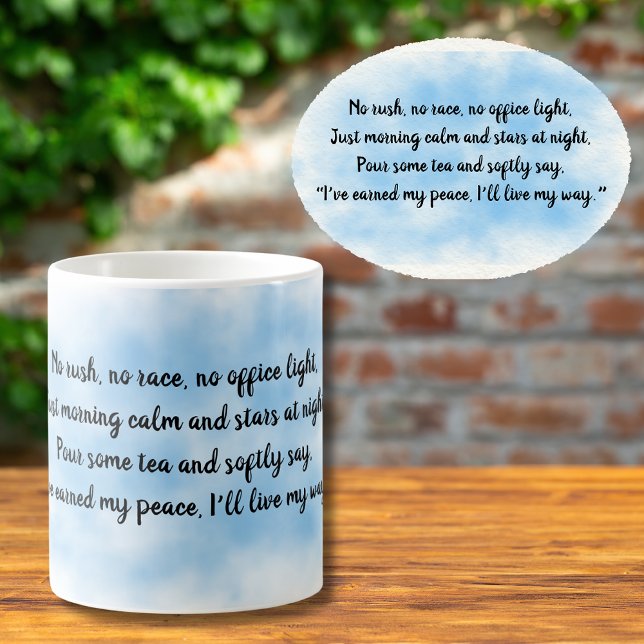 Mug Citation Élégante et Sincère pour la Retraite (Créateur téléchargé)