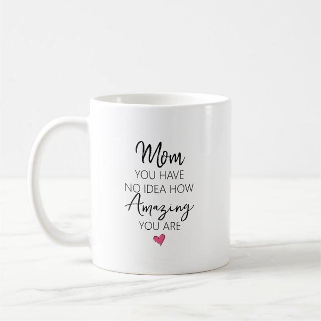 Mug Citation émouvante pour l'anniversaire d'une maman (Gauche)