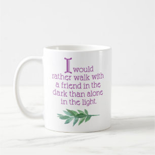Mug Citation encourageant l'amitié