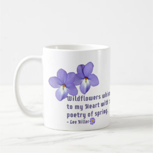 Mug Citation Fleur sauvage de Violences du pied d'oise