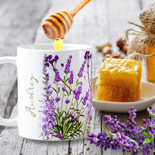 Mug Citation Fleurs Inspirationnelles de Violet Lavend
