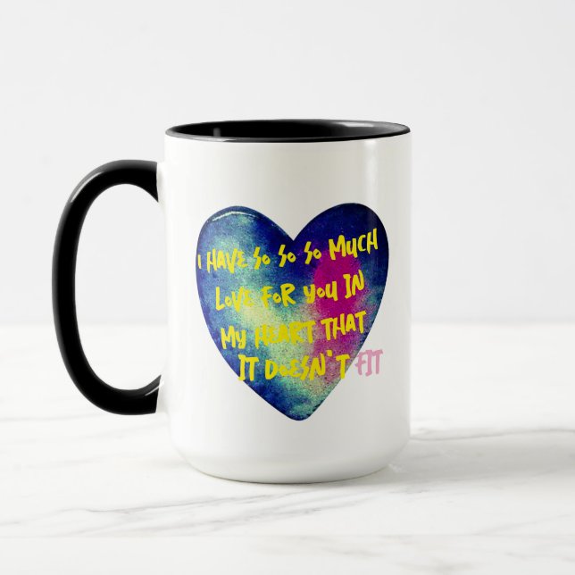 Mug Citation Flirty Love Parfait Café Valentine's (Gauche)