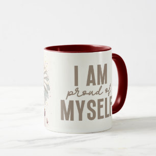 Mug Citation florale inspirante/positive enveloppante 
