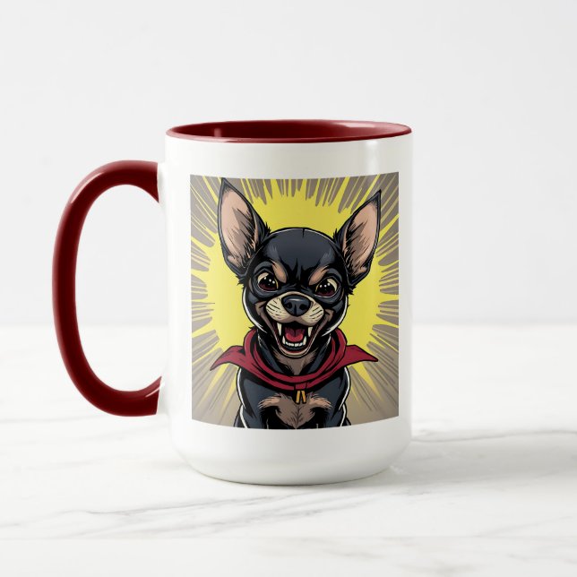 Mug Citation Funny Crazy Chihuahua (Gauche)