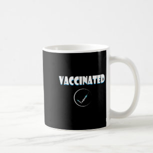 Mug Citation Graphique Vaccinée Sur Les Humours Drôle 