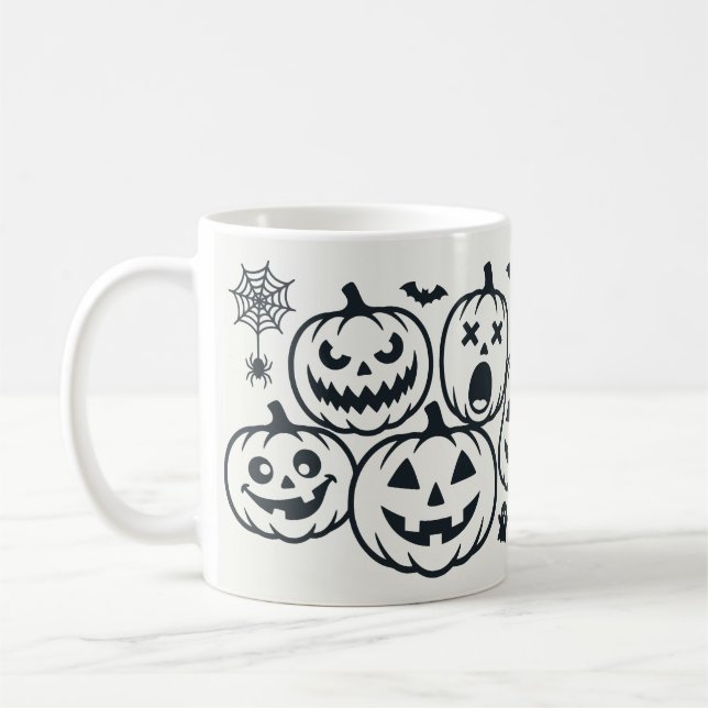 Mug Citation Halloween mignonne (Gauche)