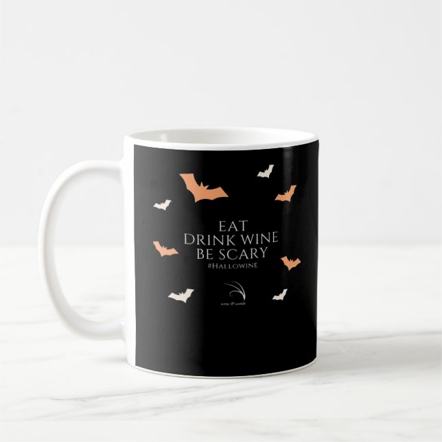 Mug Citation Hallowine Halloween Manger Boire (Gauche)