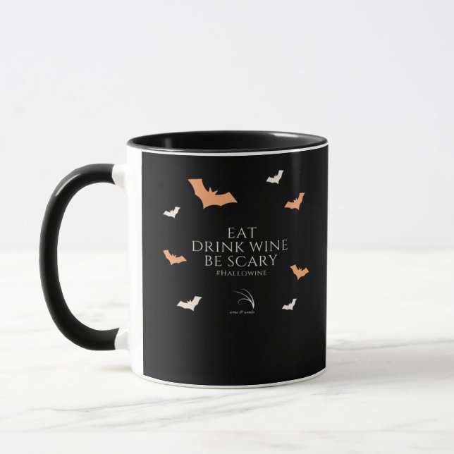 Mug Citation Hallowine Halloween Manger Boire (Gauche)