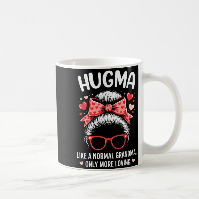 Mug Citation Hugma Valentine pour grand-mère aimante a (Droite)