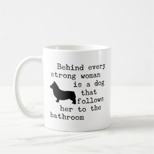 Mug Citation humoristique de chien - Corgi