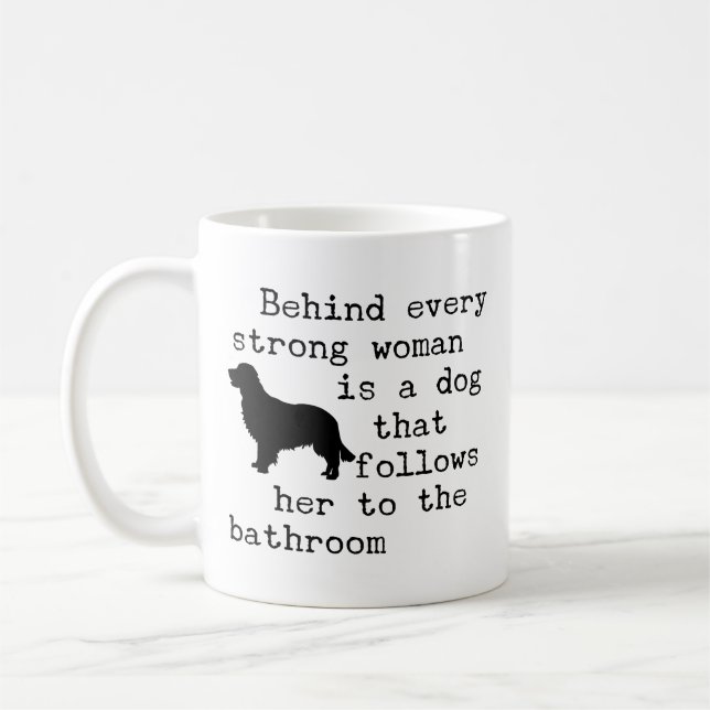 Mug Citation humoristique de chien - Golden Retriever (Gauche)