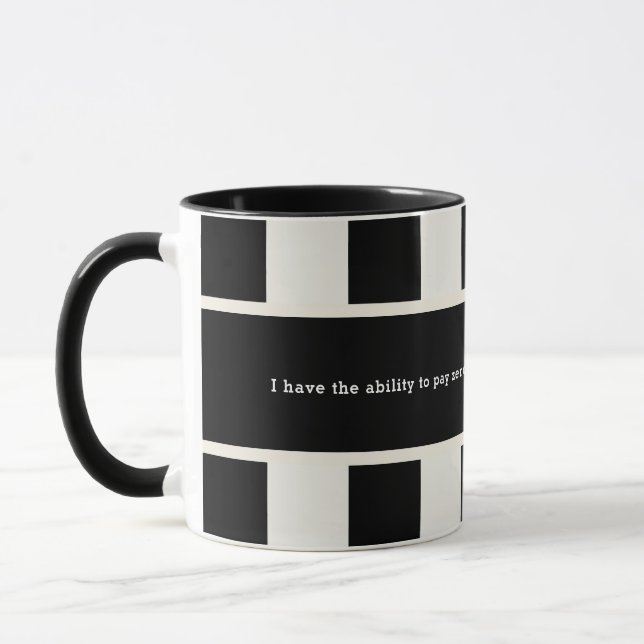 Mug Citation humoristique de père mari à l'arbitre (Gauche)