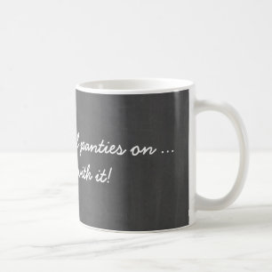 Mug Citation humoristique sur tableau noir