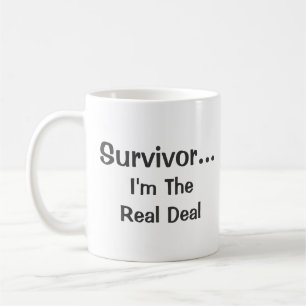 Mug Citation Inspirante de Survie Réelle