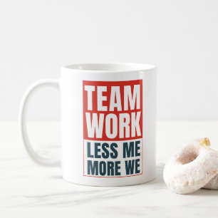 Mug Citation Inspirante de Travail d'Équipe Cadeau pou