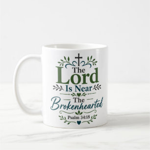 Mug Citation Inspirante d'Espoir Près des Cœurs Brisés