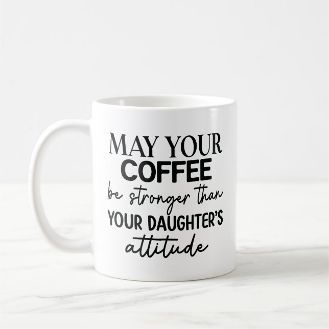 Mug Citation inspirante sur le café et l'éducation (Gauche)