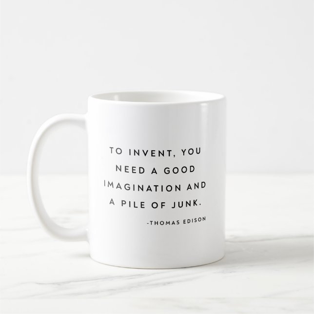 Mug Citation Inspirationnelle pour style minimaliste i (Gauche)