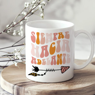 Mug Citation Inspirationnelle "Siempre Hacia Adelante"